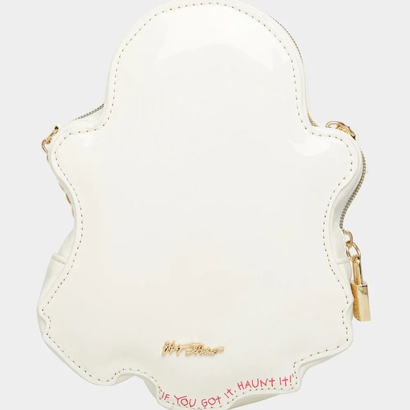 Betsey Johnson Kitsch Got Ghosted Crossbody Bag Small White BJ33505F New Sealed - Picture 7 of 9